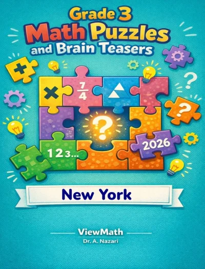 New York NYS Math Test Grade 3 Math Puzzles and Brain Teasers