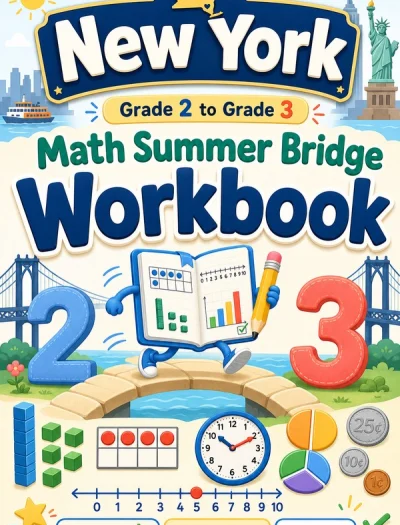 New York Grade 2 to Grade 3 Math Summer Bridge Workbook