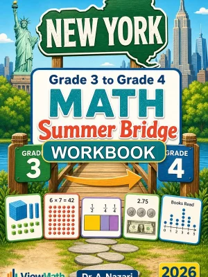 New York NYS Math Test Grade 3 Math Summer Bridge Workbook