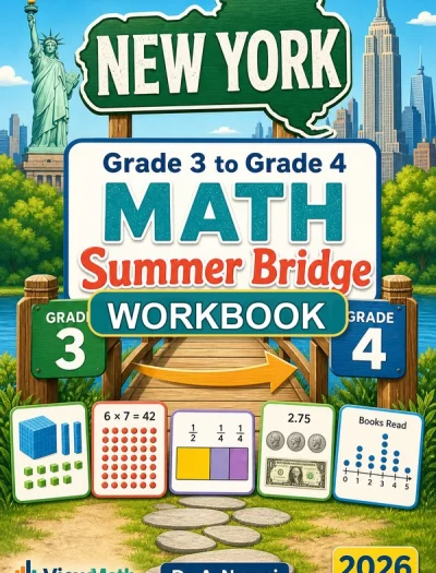 New York NYS Math Test Grade 3 Math Summer Bridge Workbook