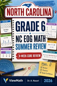 North Carolina NC EOG Grade 6 Math Summer Review