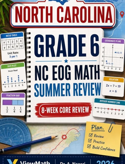 North Carolina NC EOG Grade 6 Math Summer Review