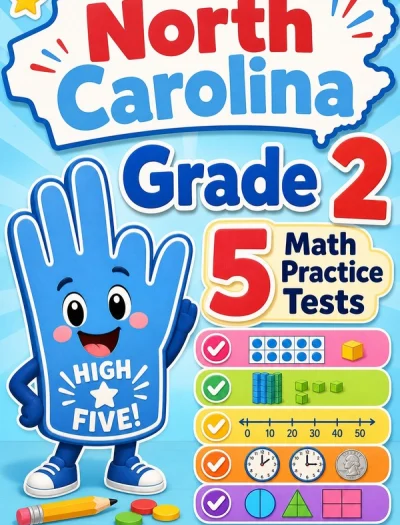 5 Full-Length North Carolina Grade 2 Math Practice Tests