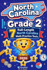 7 Full-Length North Carolina Grade 2 Math Practice Tests