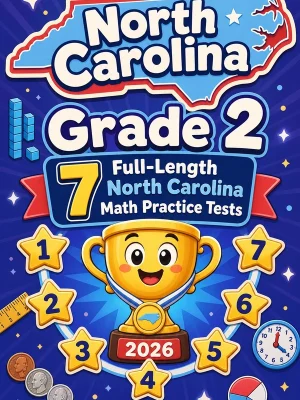 7 Full-Length North Carolina Grade 2 Math Practice Tests