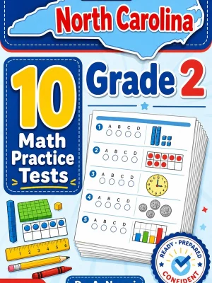 10 Full-Length North Carolina Grade 2 Math Practice Tests