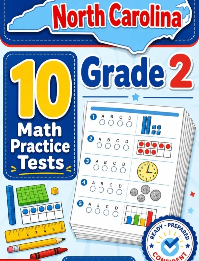 10 Full-Length North Carolina Grade 2 Math Practice Tests