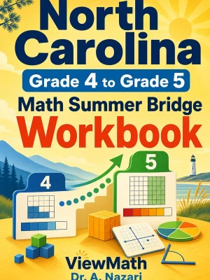 North Carolina NC EOG Grade 4 Math Summer Bridge Workbook