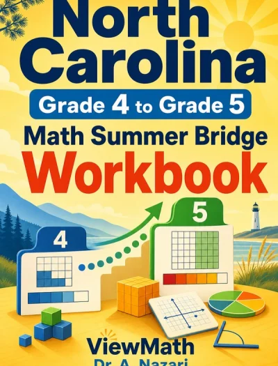 North Carolina NC EOG Grade 4 Math Summer Bridge Workbook