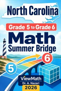 North Carolina NC EOG Grade 5 Math Summer Bridge