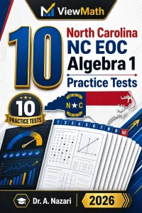 10 North Carolina NC EOC Algebra 1 Math Practice Tests