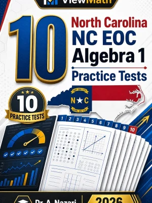 10 North Carolina NC EOC Algebra 1 Practice Tests