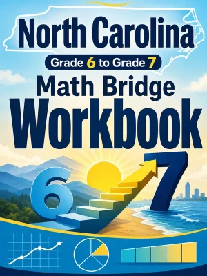 North Carolina NC EOG Grade 6 Math Summer Bridge Workbook