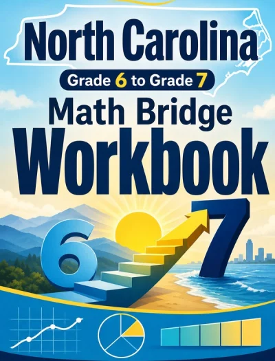 North Carolina NC EOG Grade 6 Math Summer Bridge Workbook