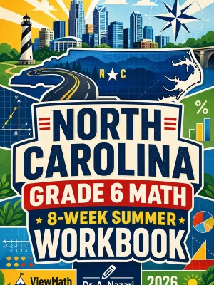 North Carolina NC EOG Grade 6 Math Summer Review Workbook