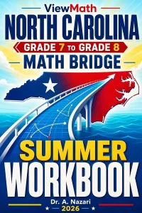 North Carolina NC EOG Grade 7 to Grade 8 Math Summer Bridge Workbook