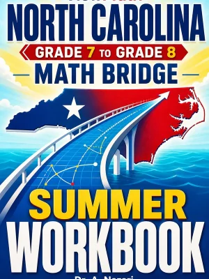 North Carolina NC EOG Grade 7 Math Summer Bridge Workbook
