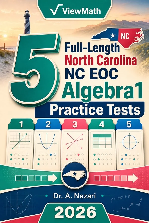 5 Full-Length North Carolina NC EOC Algebra 1 Practice Tests