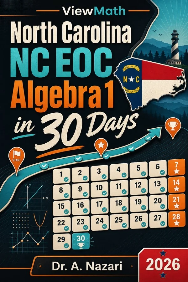North Carolina NC EOC Algebra 1 in 30 Days