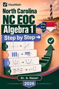 North Carolina NC EOC Algebra 1 Math Step by Step