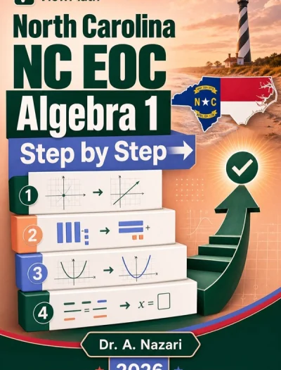 North Carolina NC EOC Algebra 1 Math Step by Step