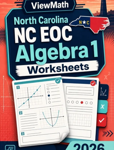 North Carolina NC EOC Algebra 1 Worksheets