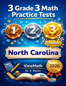 3 North Carolina NC EOG Grade 3 Math Practice Tests