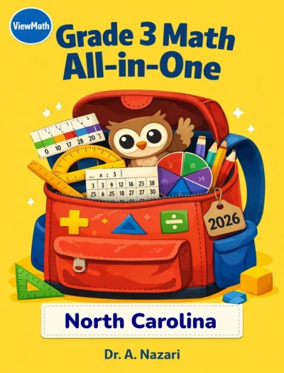 North Carolina NC EOG Grade 3 Math All-in-One