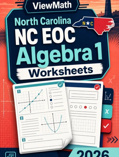 North Carolina NC EOC Algebra 1 Worksheets
