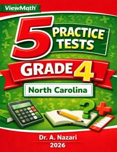 5 Full-Length North Carolina NC EOG Grade 4 Math Practice Tests