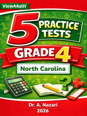 5 Full-Length North Carolina NC EOG Grade 4 Math Practice Tests