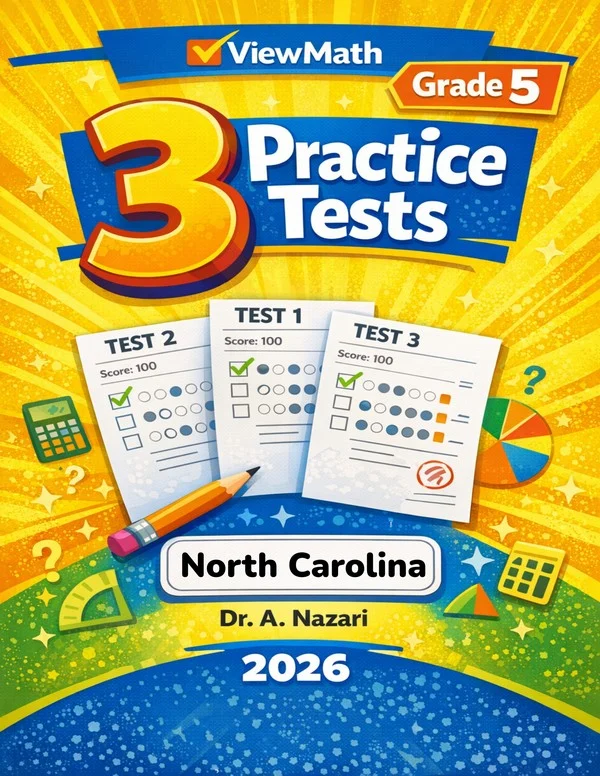 3 North Carolina NC EOG Grade 5 Math Practice Tests