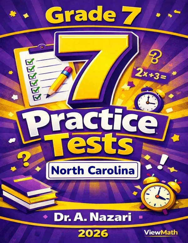 7 North Carolina NC EOG Grade 7 Math Practice Tests