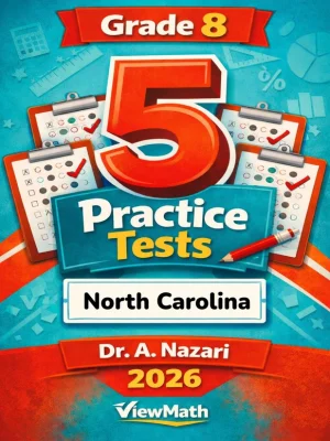 5 Full-Length North Carolina NC EOG Grade 8 Math Practice Tests