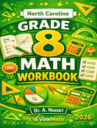 North Carolina NC EOG Grade 8 Math Workbook