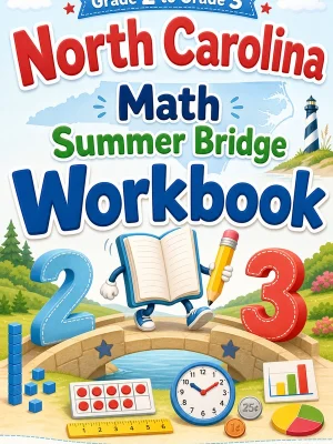 North Carolina Grade 2 to Grade 3 Math Summer Bridge Workbook