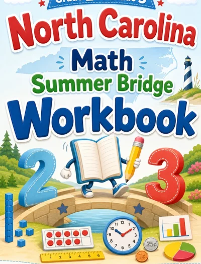 North Carolina Grade 2 to Grade 3 Math Summer Bridge Workbook