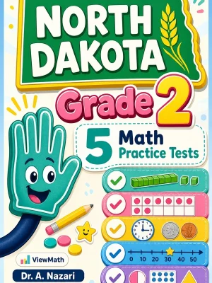 5 Full-Length North Dakota Grade 2 Math Practice Tests