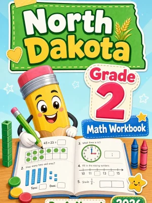 North Dakota Grade 2 Math Workbook