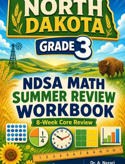 North Dakota NDSA Grade 3 Math Summer Review Workbook
