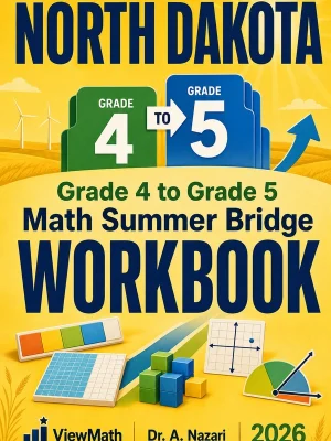 North Dakota NDSA Grade 4 Math Summer Bridge Workbook