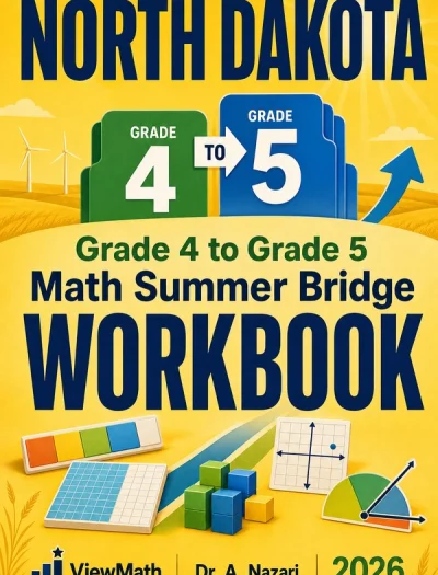 North Dakota NDSA Grade 4 Math Summer Bridge Workbook
