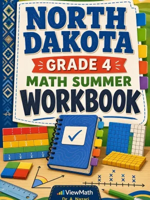 North Dakota NDSA Grade 4 Math Summer Review Workbook
