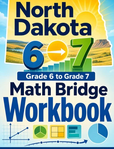 North Dakota NDSA Grade 6 Math Summer Bridge Workbook