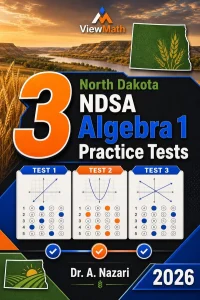 3 North Dakota NDSA Algebra 1 Math Practice Tests