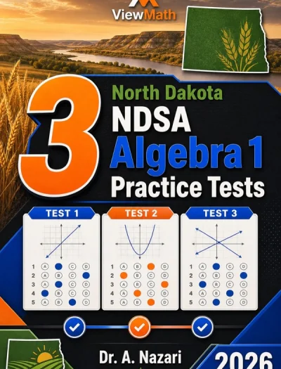 3 North Dakota NDSA Algebra 1 Math Practice Tests