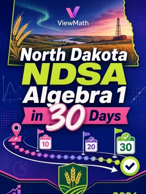 North Dakota NDSA Algebra 1 in 30 Days