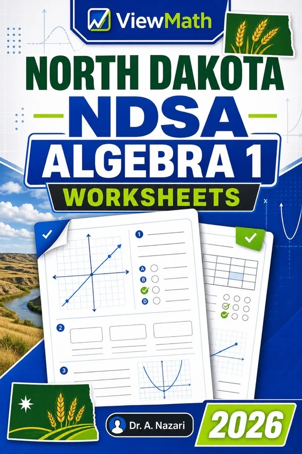 North Dakota NDSA Algebra 1 Worksheets