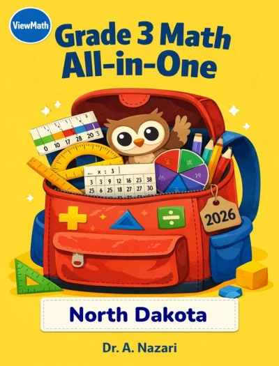 North Dakota NDSA Grade 3 Math All-in-One