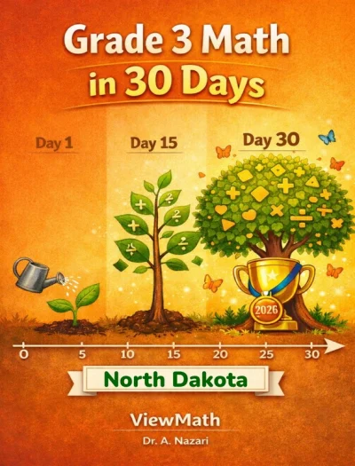 North Dakota NDSA Grade 3 Math in 30 Days